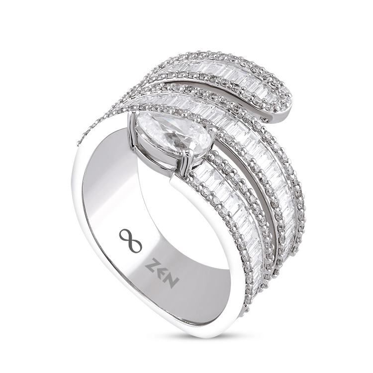 2,02 Karat  Baget Pırlanta Yüzük