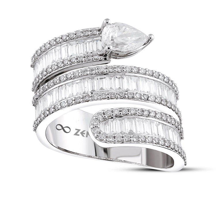 2,02 Karat  Baget Pırlanta Yüzük