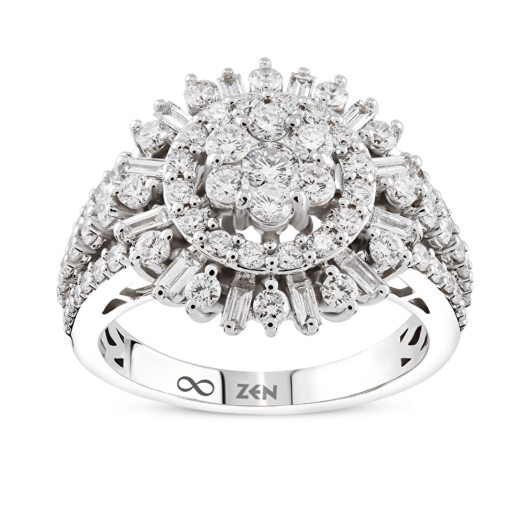 1,25 Karat Baget Pırlanta Yüzük