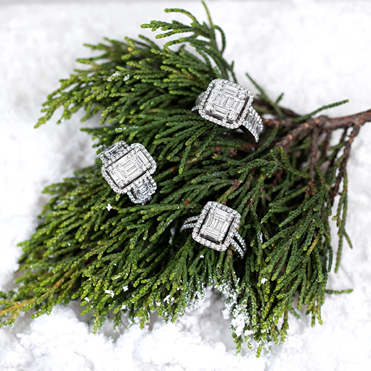 2,91 Karat Baget Pırlanta Yüzük