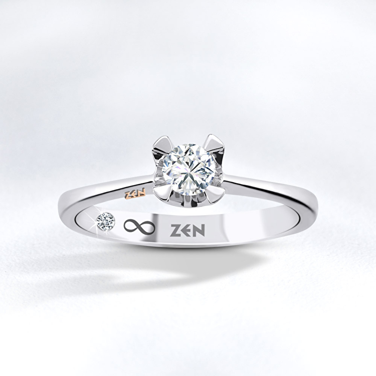 0,15 Karat Forevermark Tektaş Pırlanta Yüzük