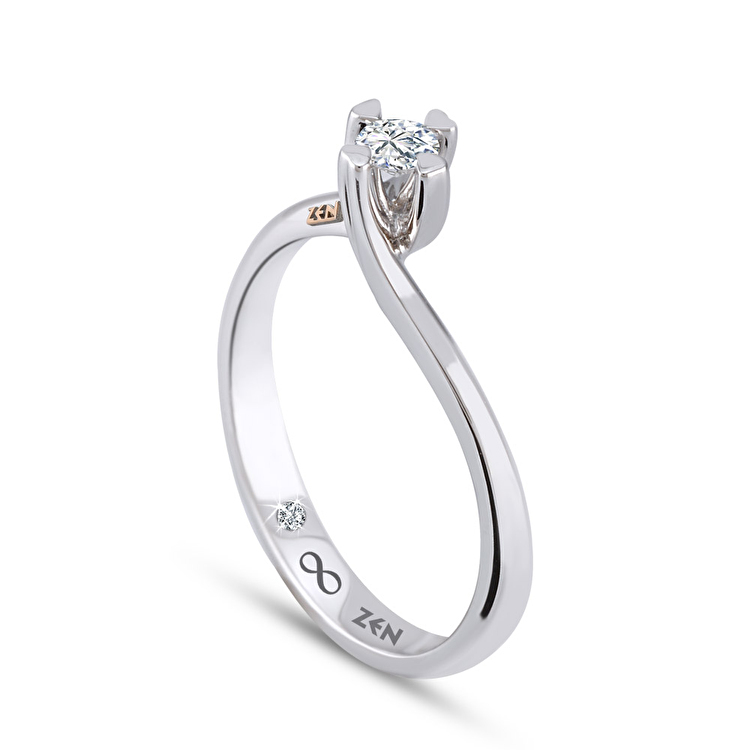 0,13 Karat Forevermark Tektaş Pırlanta Yüzük
