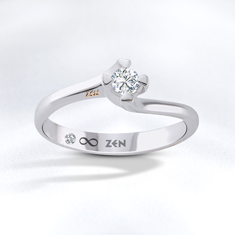 0,13 Karat Forevermark Tektaş Pırlanta Yüzük