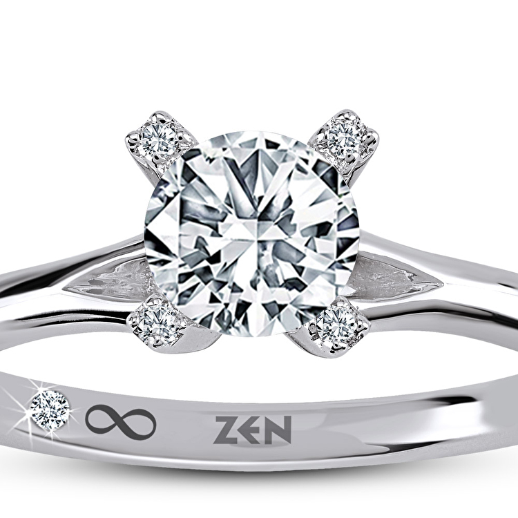 0,32 Karat Forevermark Cornerstones Tektaş Pırlanta Yüzük