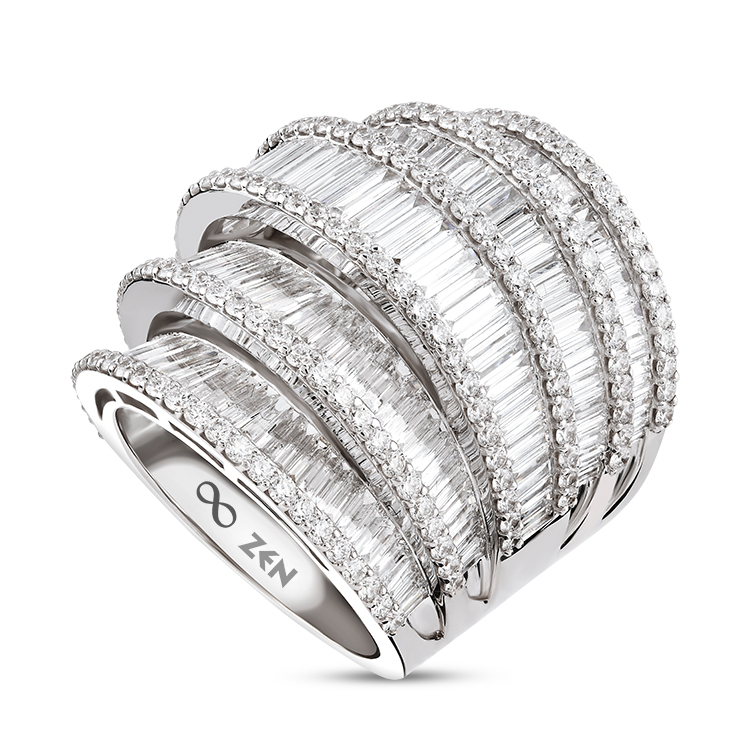 5,47 Karat Baget Pırlanta Yüzük