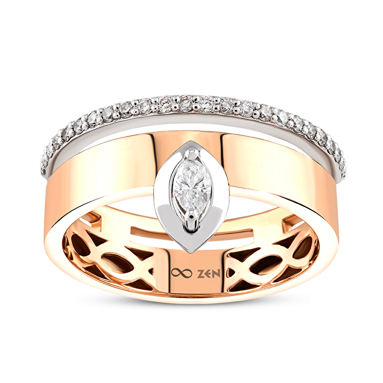 0,26 Karat Tasarım Pırlanta Yüzük