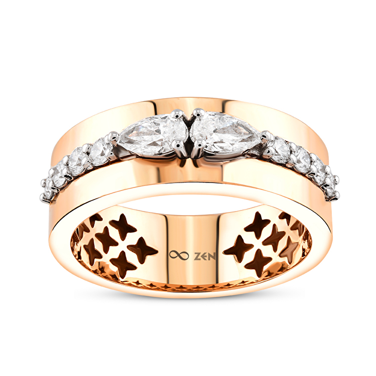 0,59 Karat Tasarım Pırlanta Yüzük