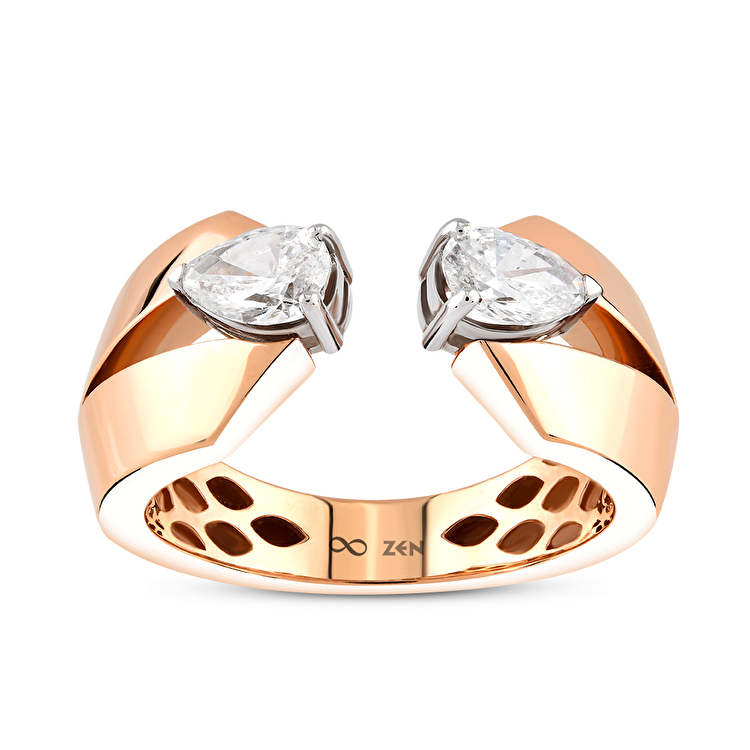 0,65 Karat Tasarım Pırlanta Yüzük