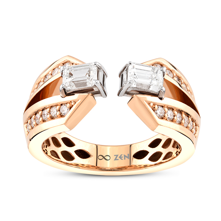 0,95 Karat Tasarım Pırlanta Yüzük