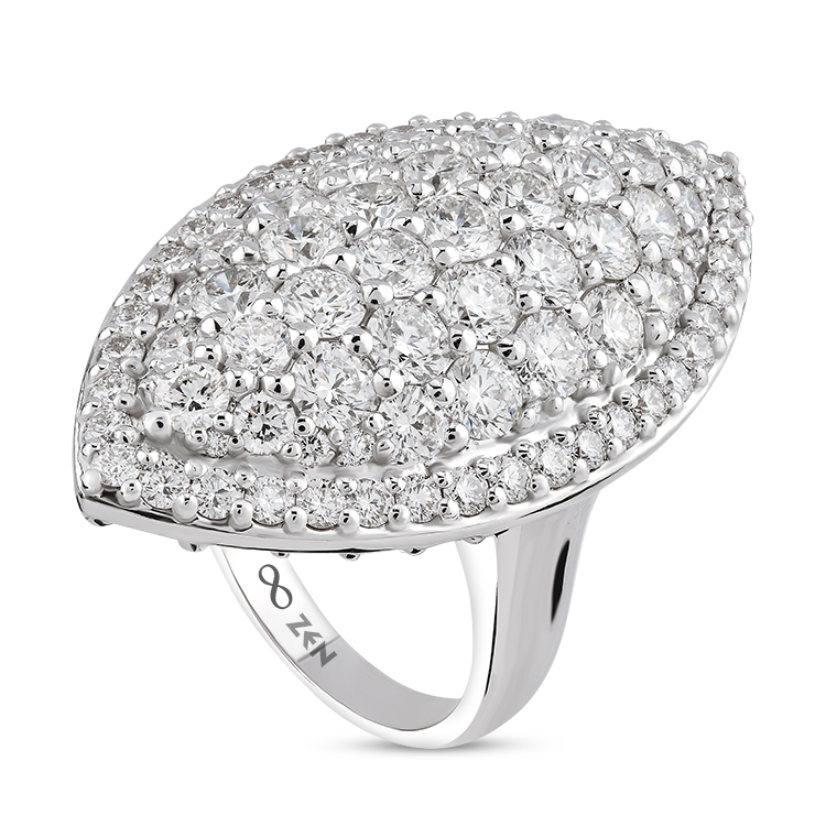 5,38 Karat Tasarım Pırlanta Yüzük