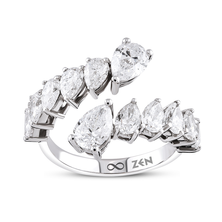 2,83 Karat Damla Pırlanta Yüzük