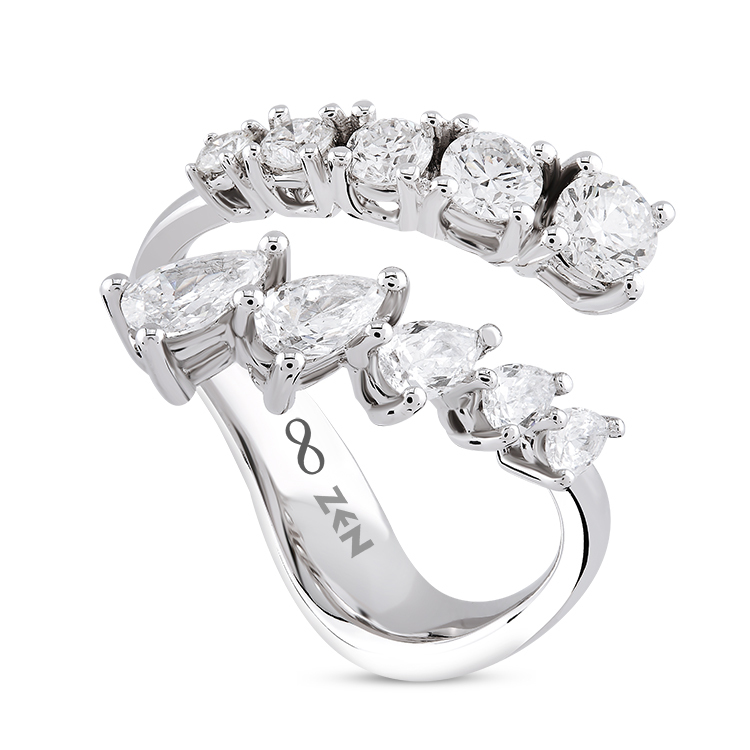 1,21 Karat Tasarım Pırlanta Yüzük