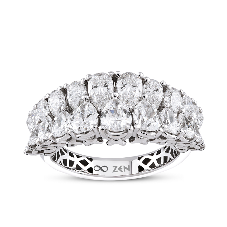 3,38 Karat Damla Pırlanta Yüzük