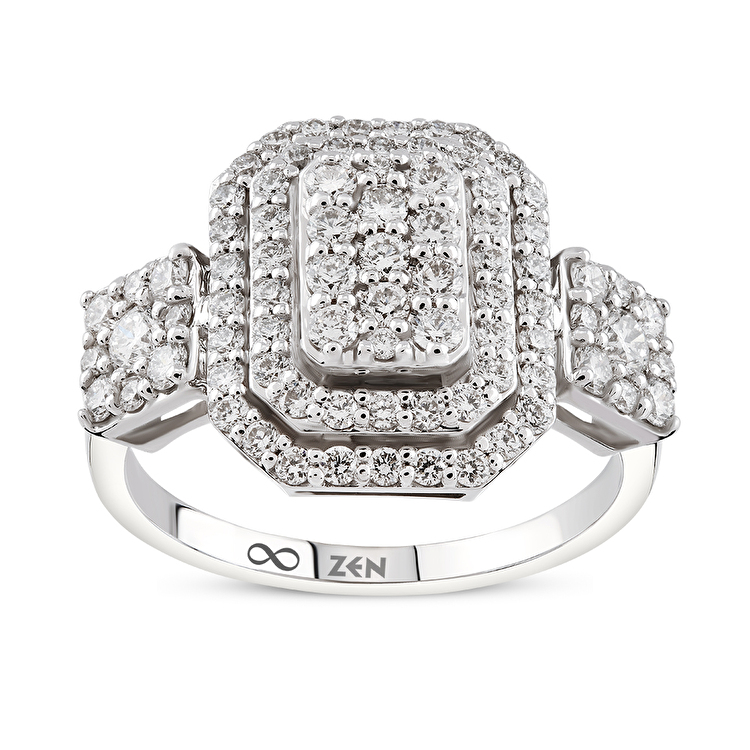 0,84 Karat Tasarım Pırlanta Yüzük