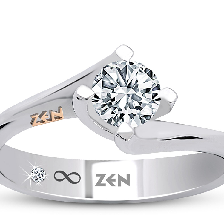 0,40 Karat Tektaş Pırlanta Yüzük