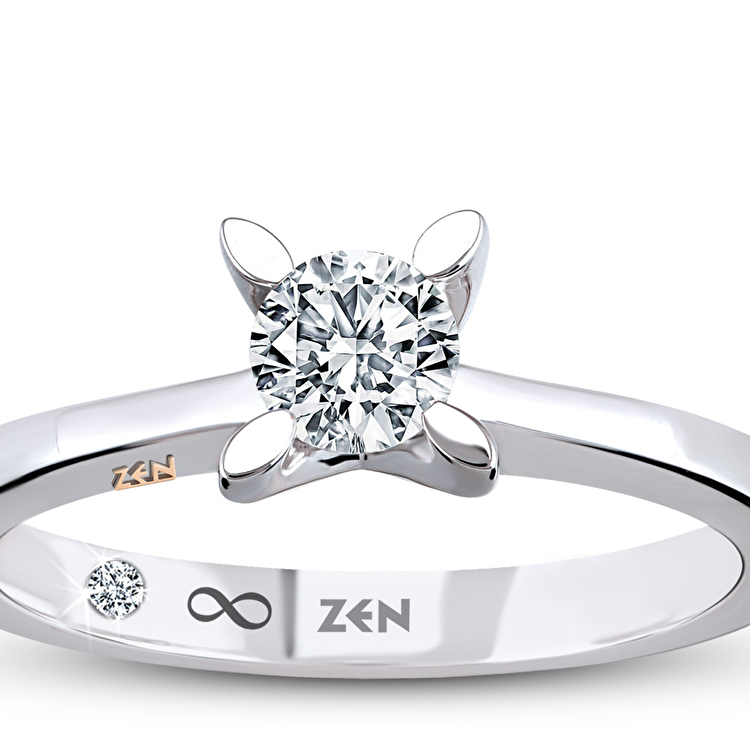 0,70 Karat Tektaş Pırlanta Yüzük