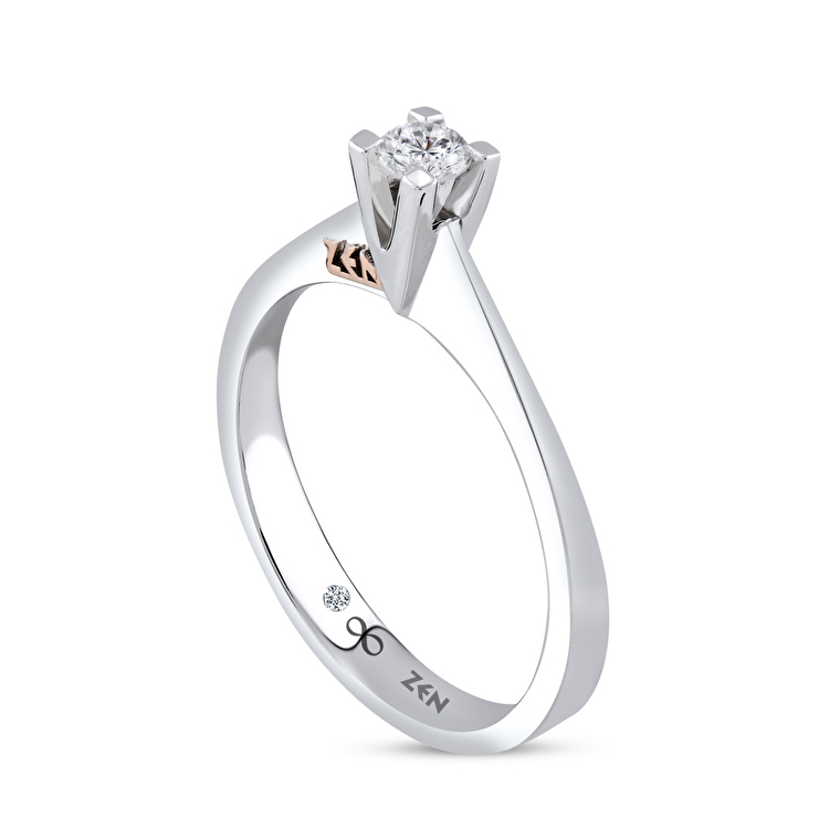 0,20 Karat Everest Tektaş Pırlanta Yüzük