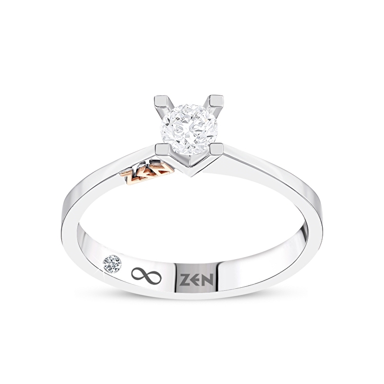 0,30 Karat Everest Tektaş Pırlanta Yüzük