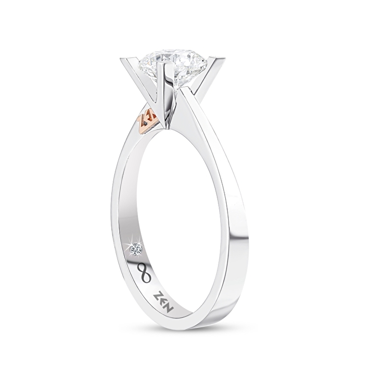 1,00 Karat HRD Sertifikalı Everest Tektaş Pırlanta Yüzük