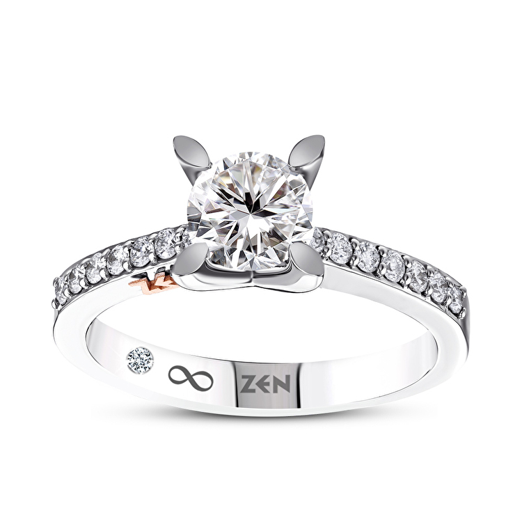 0,89 Karat Işık Yolu Tektaş Pırlanta Yüzük