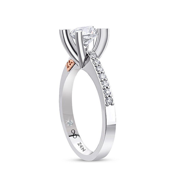 0,99 Karat Işık Yolu Tektaş Pırlanta Yüzük