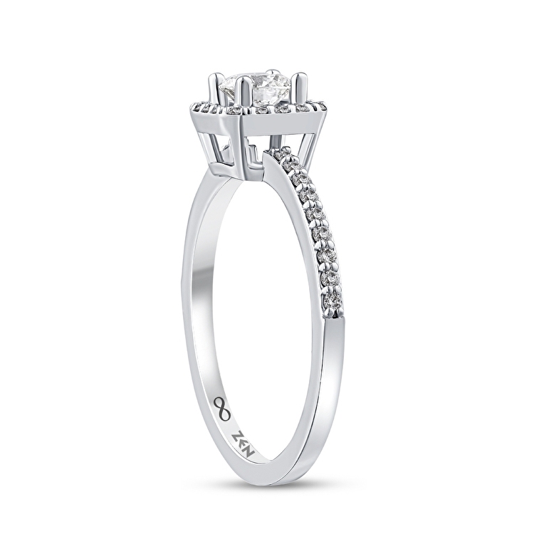 0,50 Karat Tektaş Pırlanta Yüzük