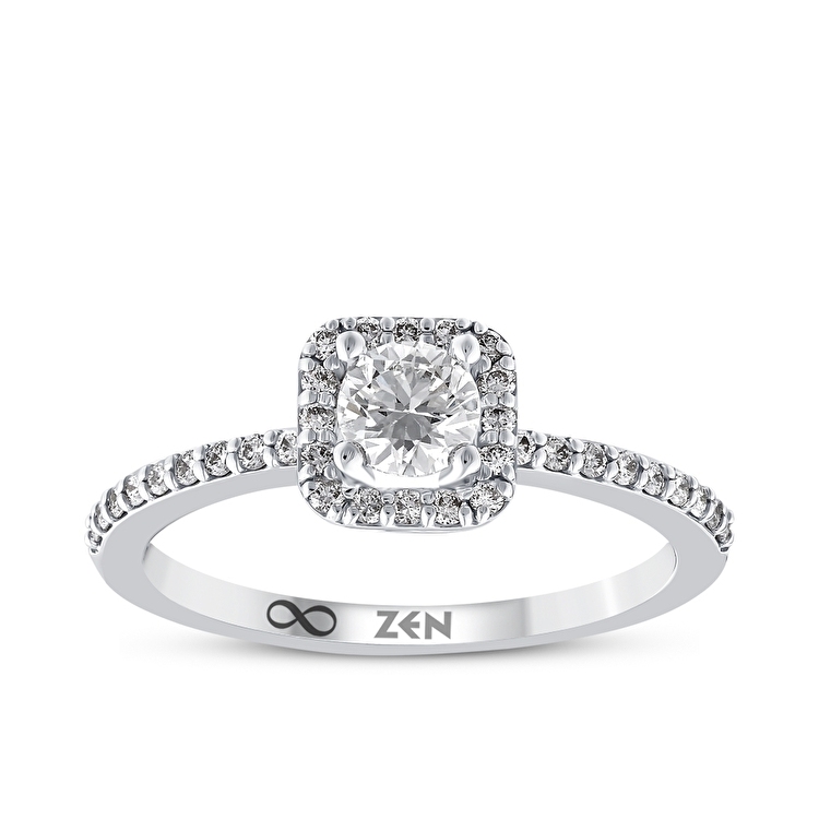 0,50 Karat Tektaş Pırlanta Yüzük