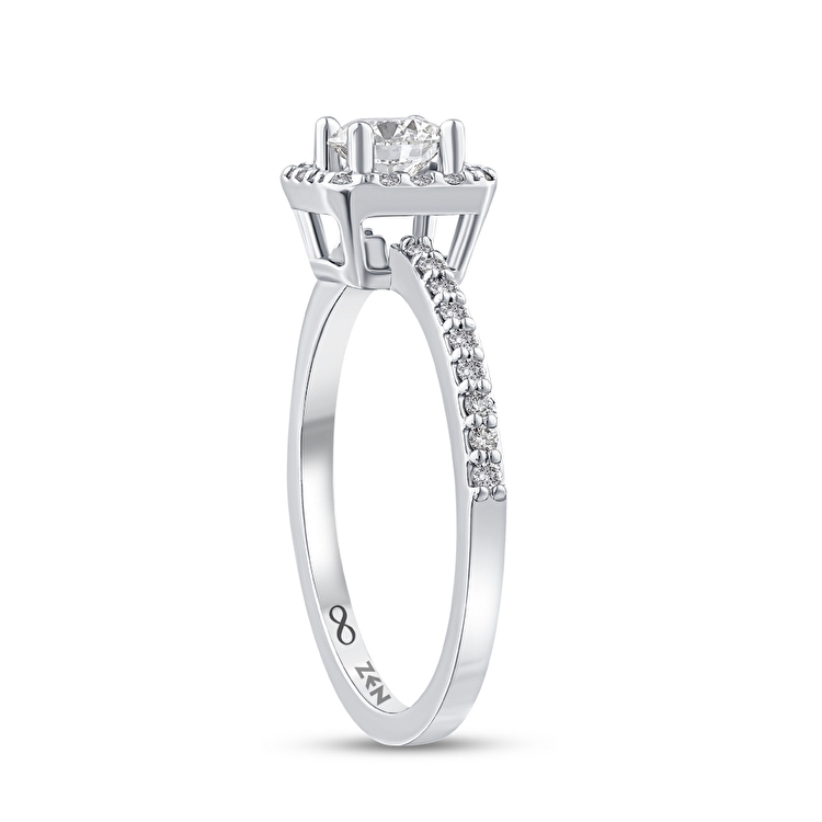 0,61 Karat Tektaş Pırlanta Yüzük