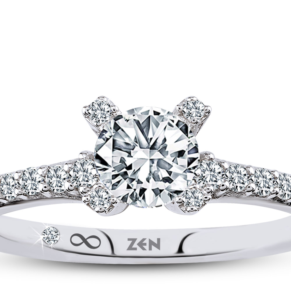 0,44 Karat Forevermark Cornerstones Tektaş Pırlanta Yüzük
