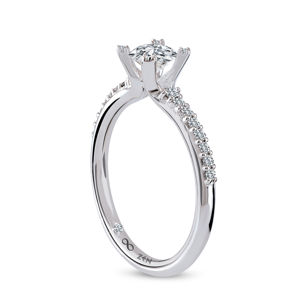 0,44 Karat Forevermark Cornerstones Tektaş Pırlanta Yüzük