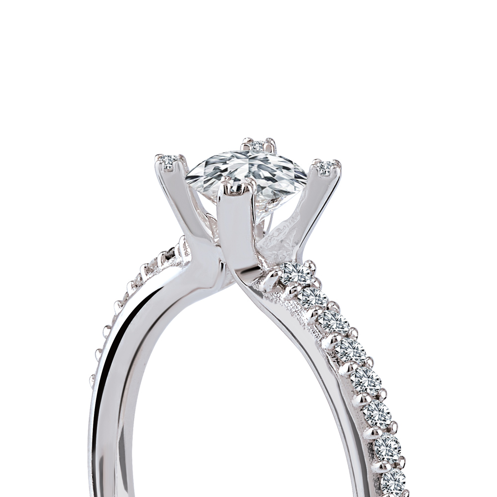 0,44 Karat Forevermark Cornerstones Tektaş Pırlanta Yüzük
