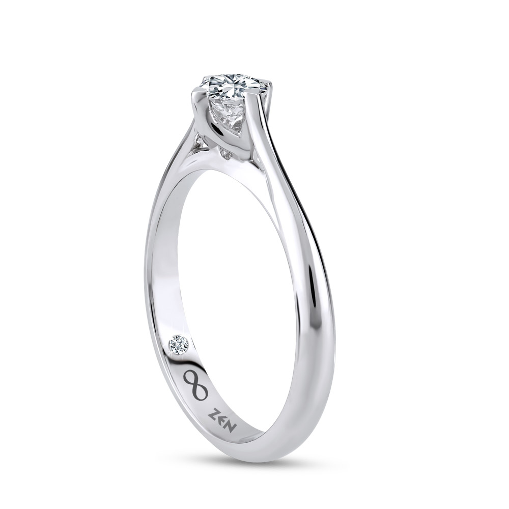 0,70 Karat Forevermark Setting Koleksiyonu Tektaş Pırlanta Yüzük