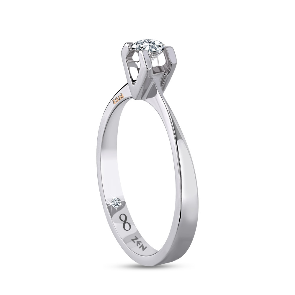 0,16 Karat Forevermark Tektaş Pırlanta Yüzük