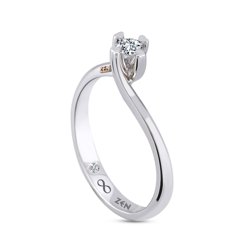 0,23 Karat Forevermark Tektaş Pırlanta Yüzük