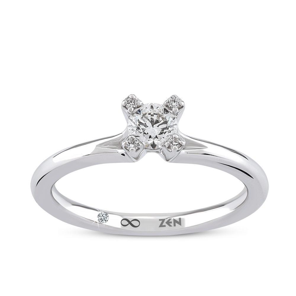 0,19 Karat Forevermark Cornerstones Tektaş Pırlanta Yüzük