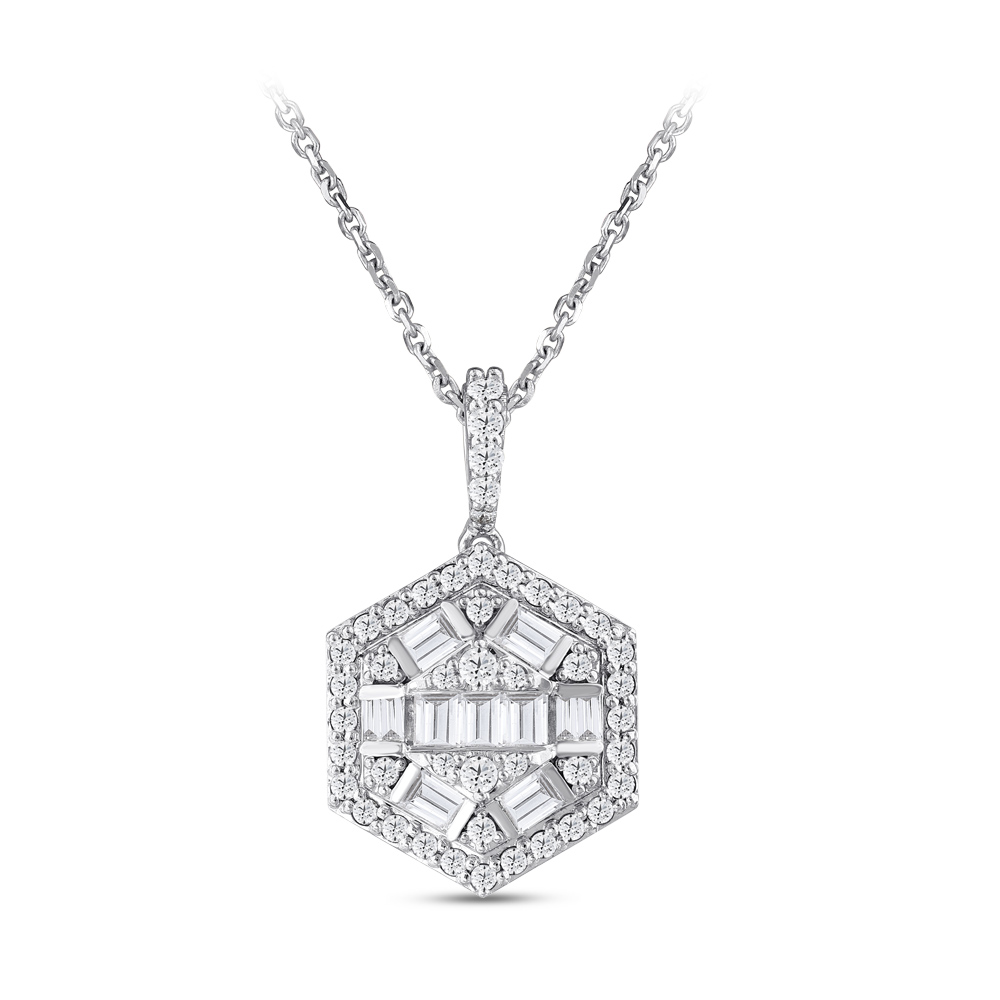 0,64 Karat Tasarım Pırlanta Kolye