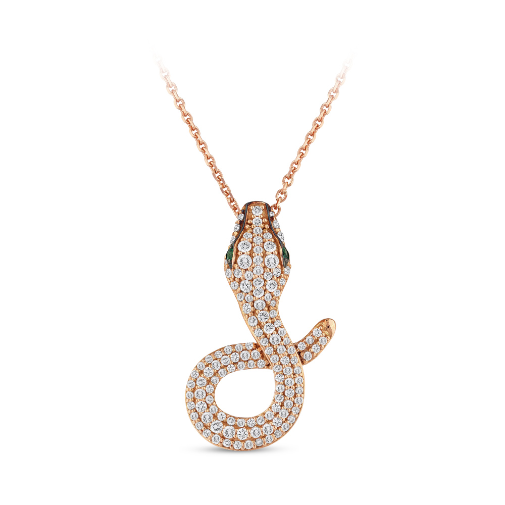 0,60 Karat Ophidia Pırlanta Kolye