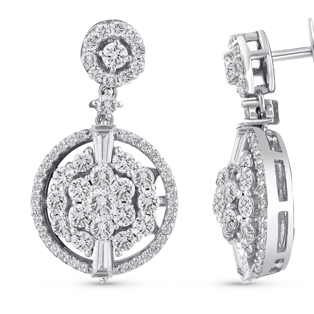 1,27 Karat Tasarım Pırlanta Küpe