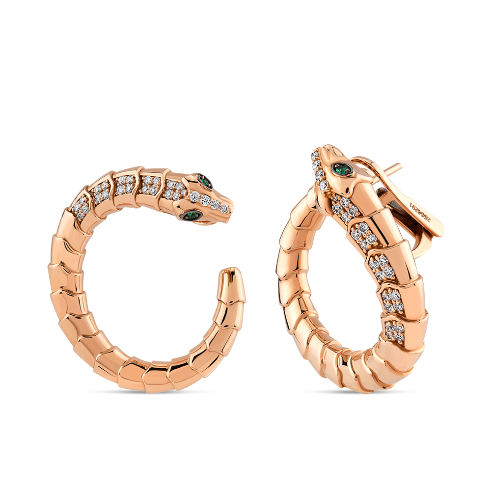 0,50 Karat Ophidia Pırlanta Küpe