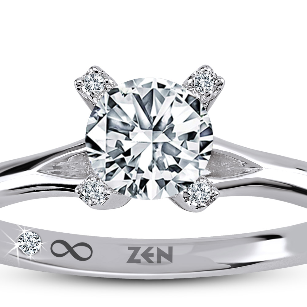 0,32 Karat Forevermark Cornerstones Tektaş Pırlanta Yüzük