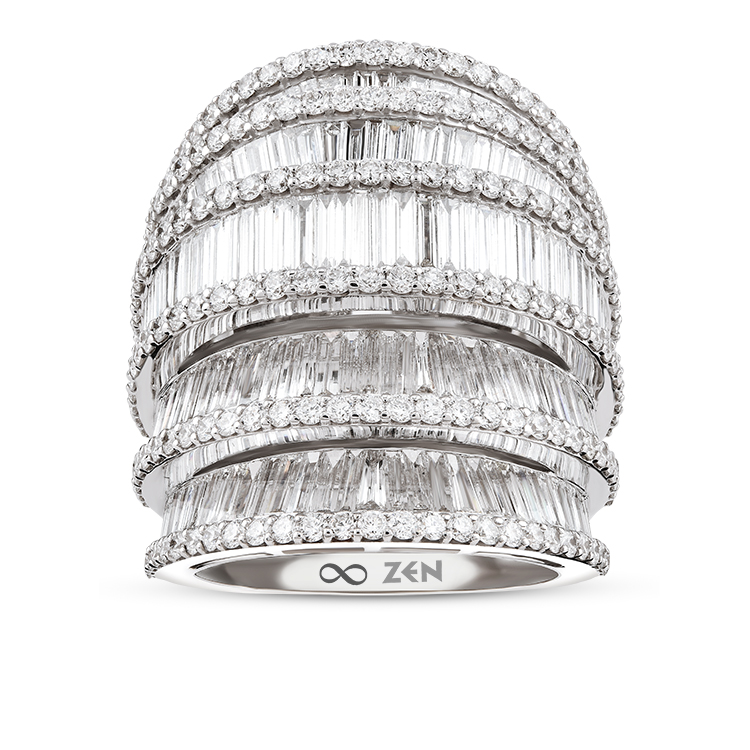 5,47 Karat Baget Pırlanta Yüzük