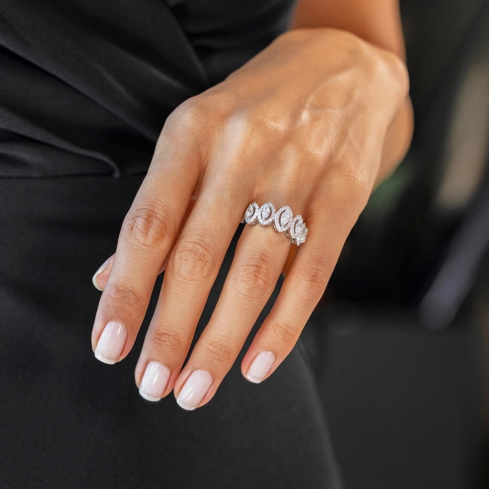 1,36 Karat Markiz Pırlanta Yüzük