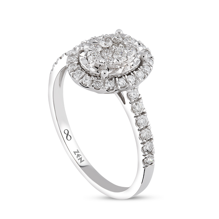 0,46 Karat Tasarım Pırlanta Yüzük