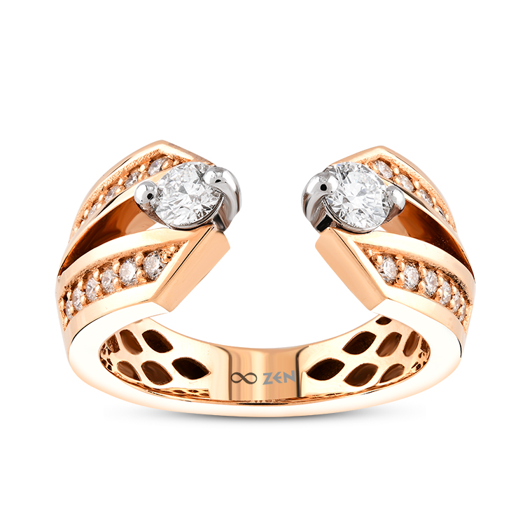 0,68 Karat Tasarım Pırlanta Yüzük