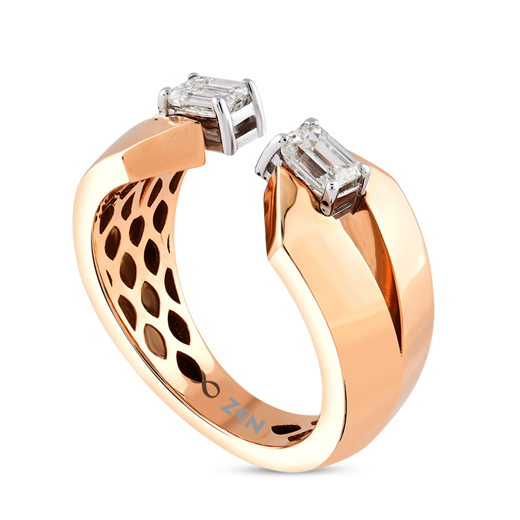 0,61 Karat Tasarım Pırlanta Yüzük