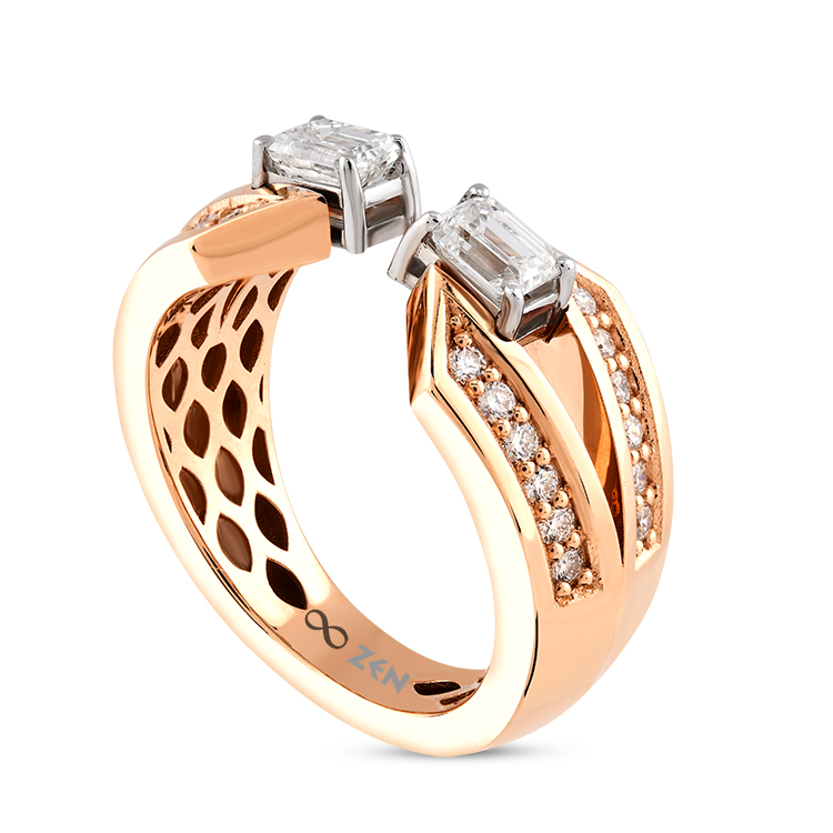 0,95 Karat Tasarım Pırlanta Yüzük