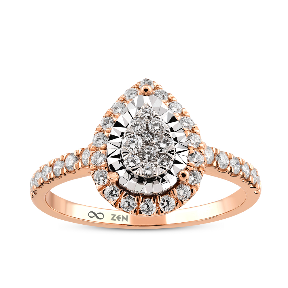 0,42 Karat Tasarım Pırlanta Yüzük