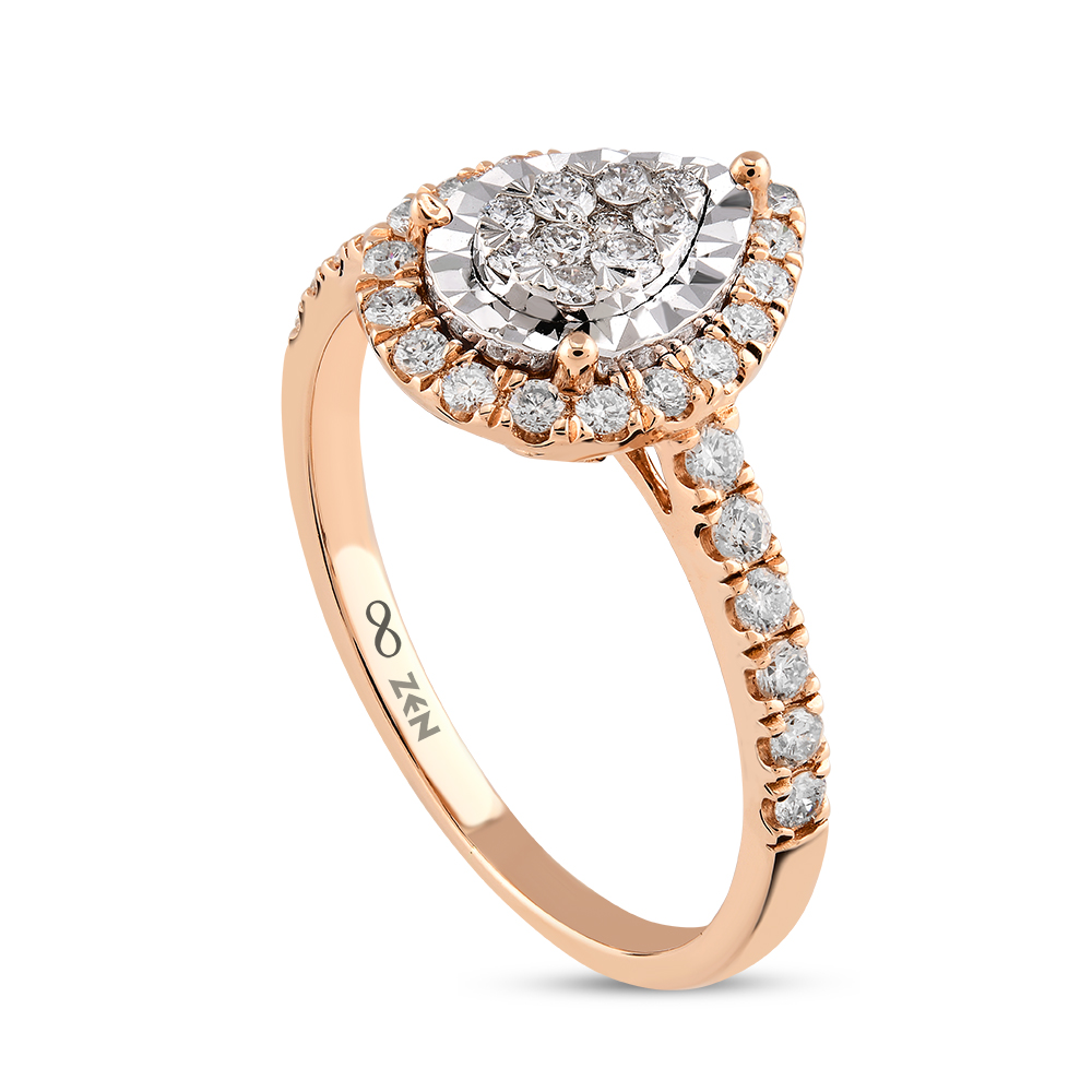 0,42 Karat Tasarım Pırlanta Yüzük