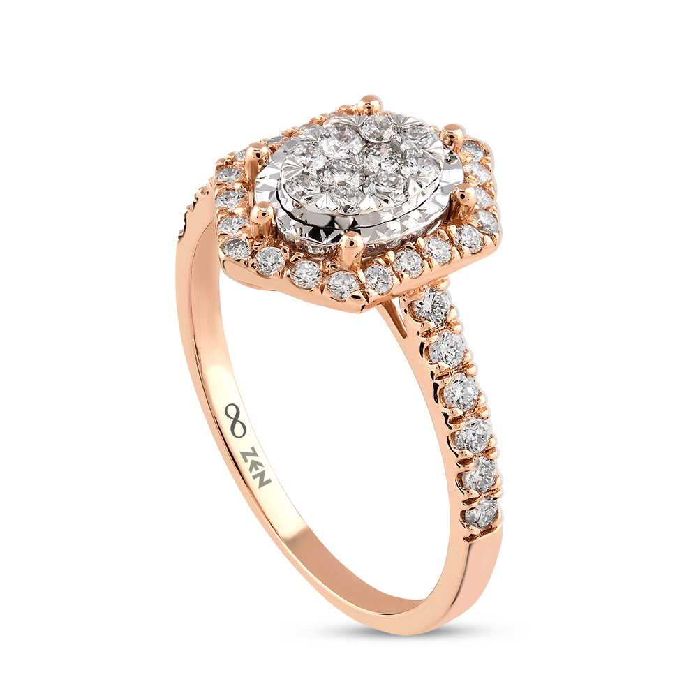 0,47 Karat Tasarım Pırlanta Yüzük