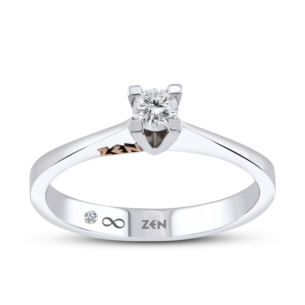 0,20 Karat Everest Tektaş Pırlanta Yüzük